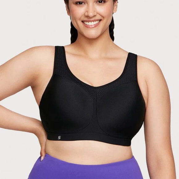 NEW GLAMORISE High Impact Seamless Underwire Sports Bra - size 38DD - Picture 1 of 4